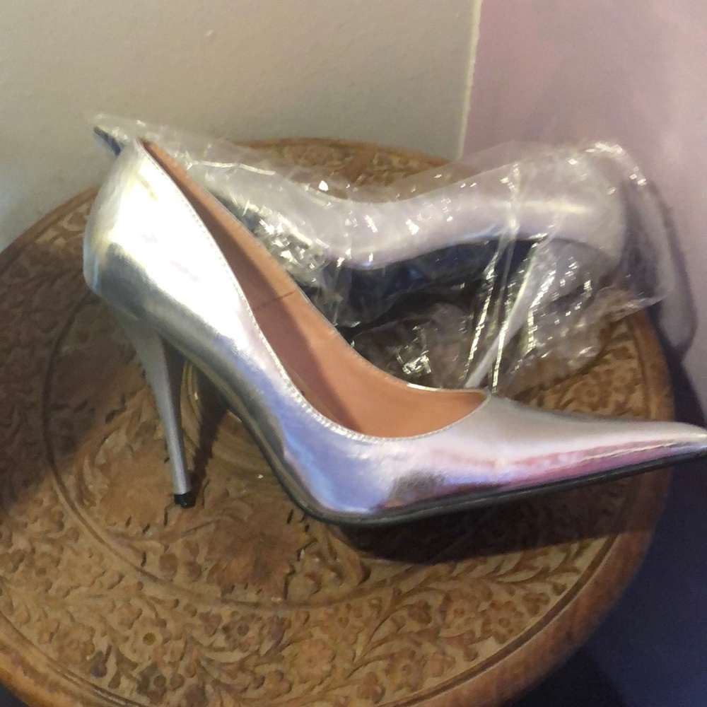 Silver heels